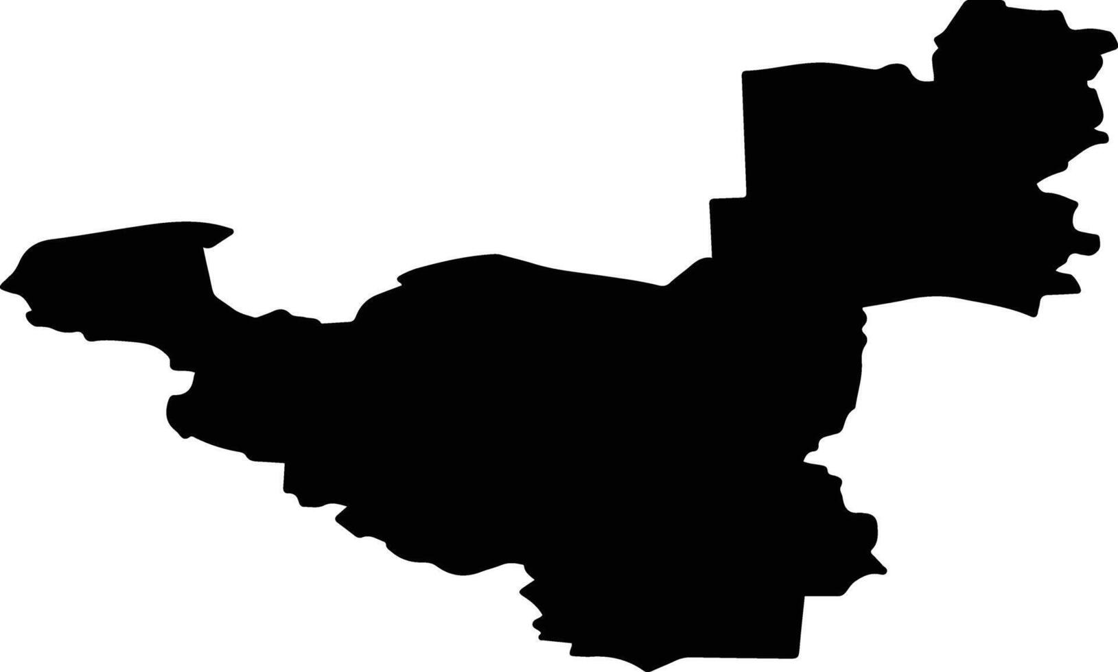 Kineshemsky District Russia silhouette map vector