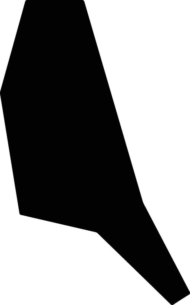 Kiomourtzou Cyprus silhouette map vector