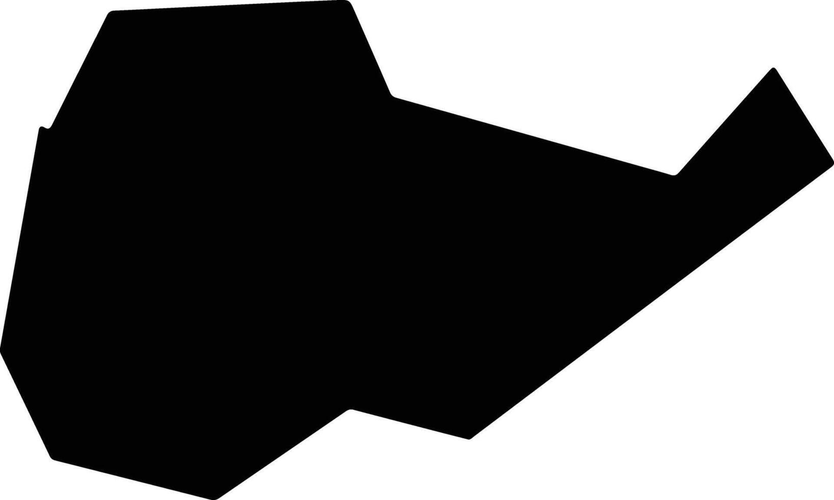 Kios Cyprus silhouette map vector