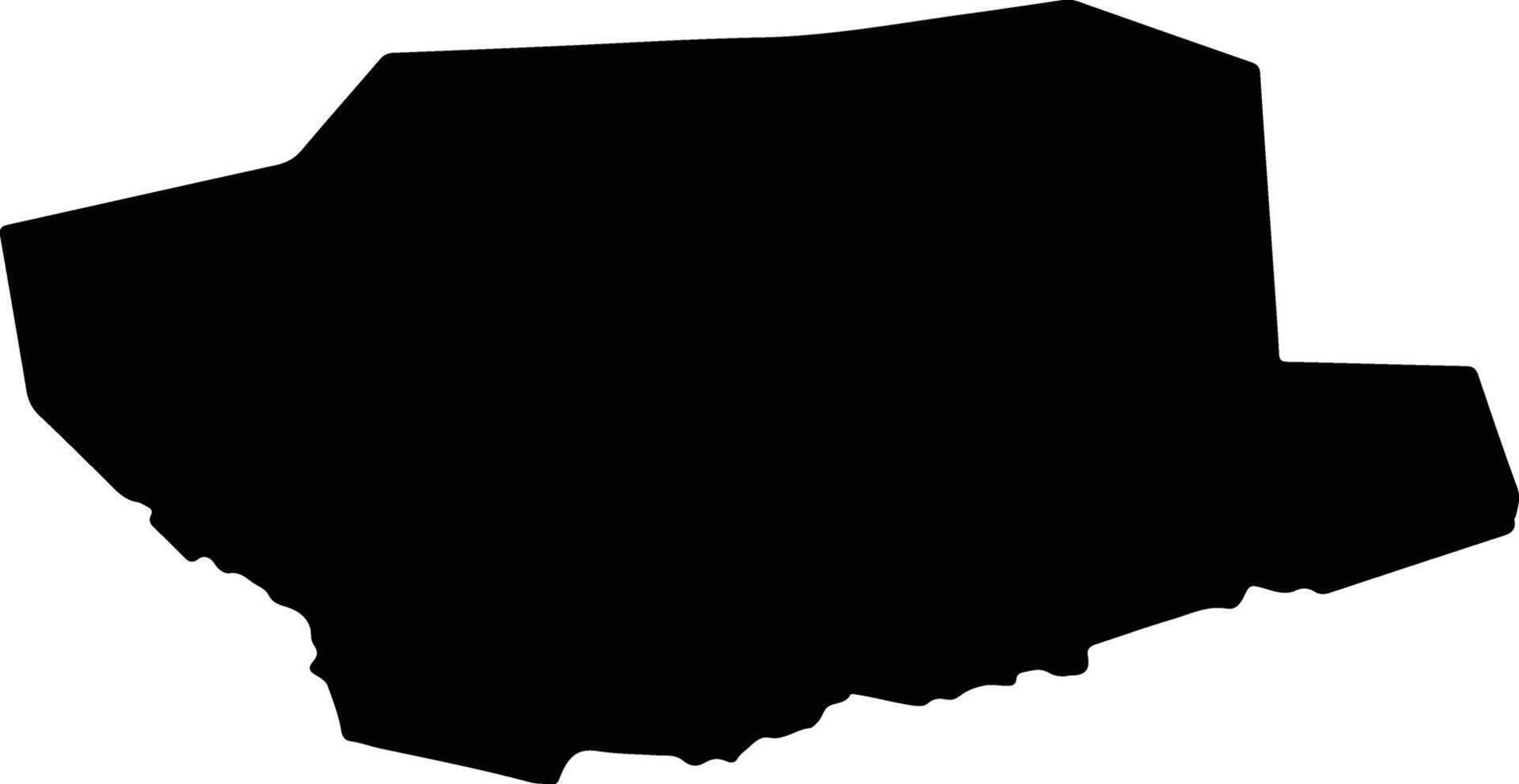 Kirkovo Bulgaria silhouette map vector