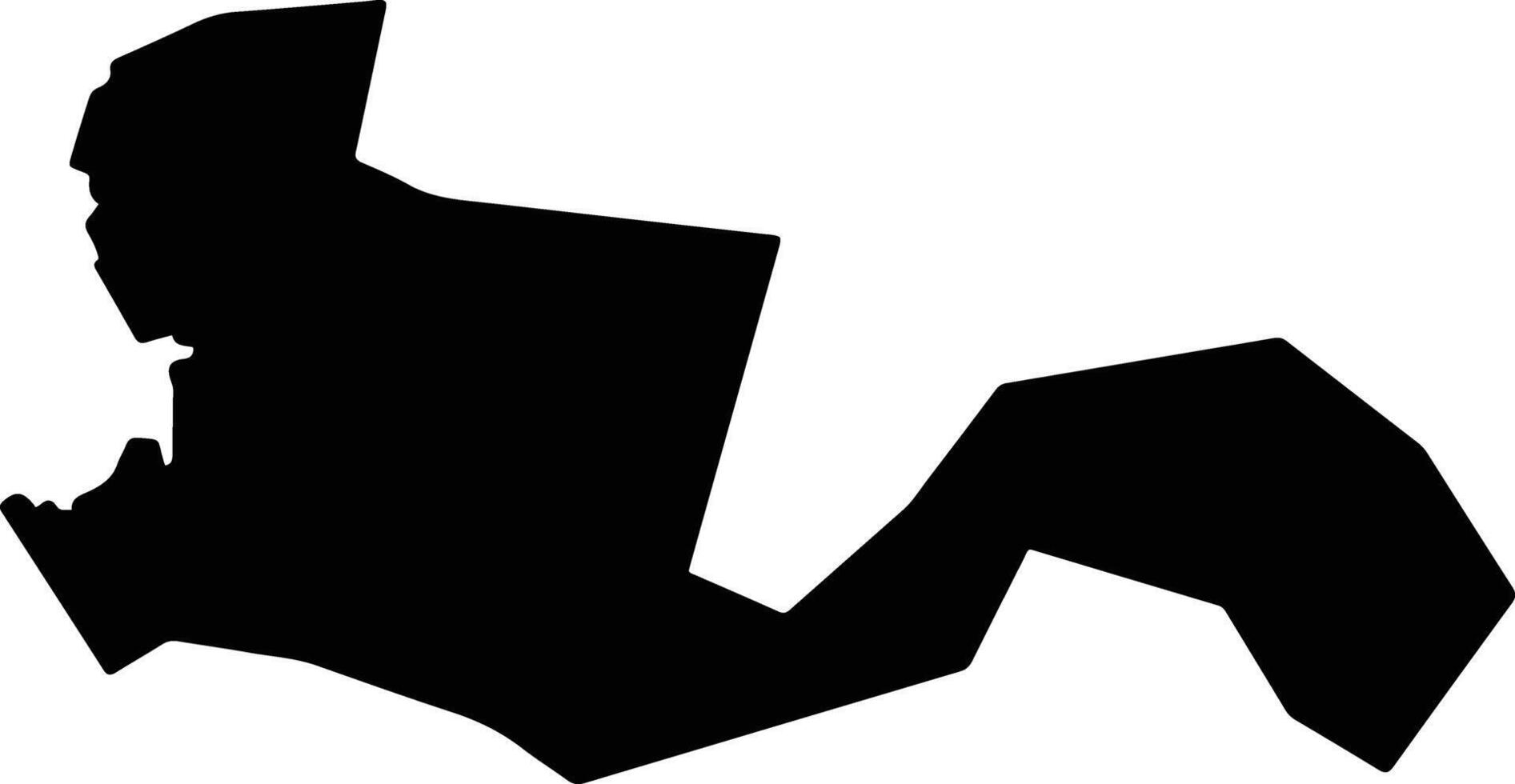Kisarazu Japan silhouette map vector