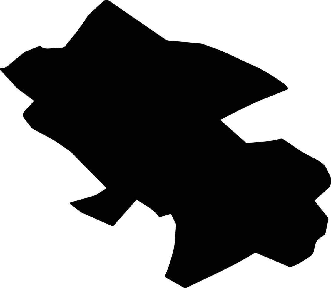 Kiskunmajsa Hungary silhouette map vector