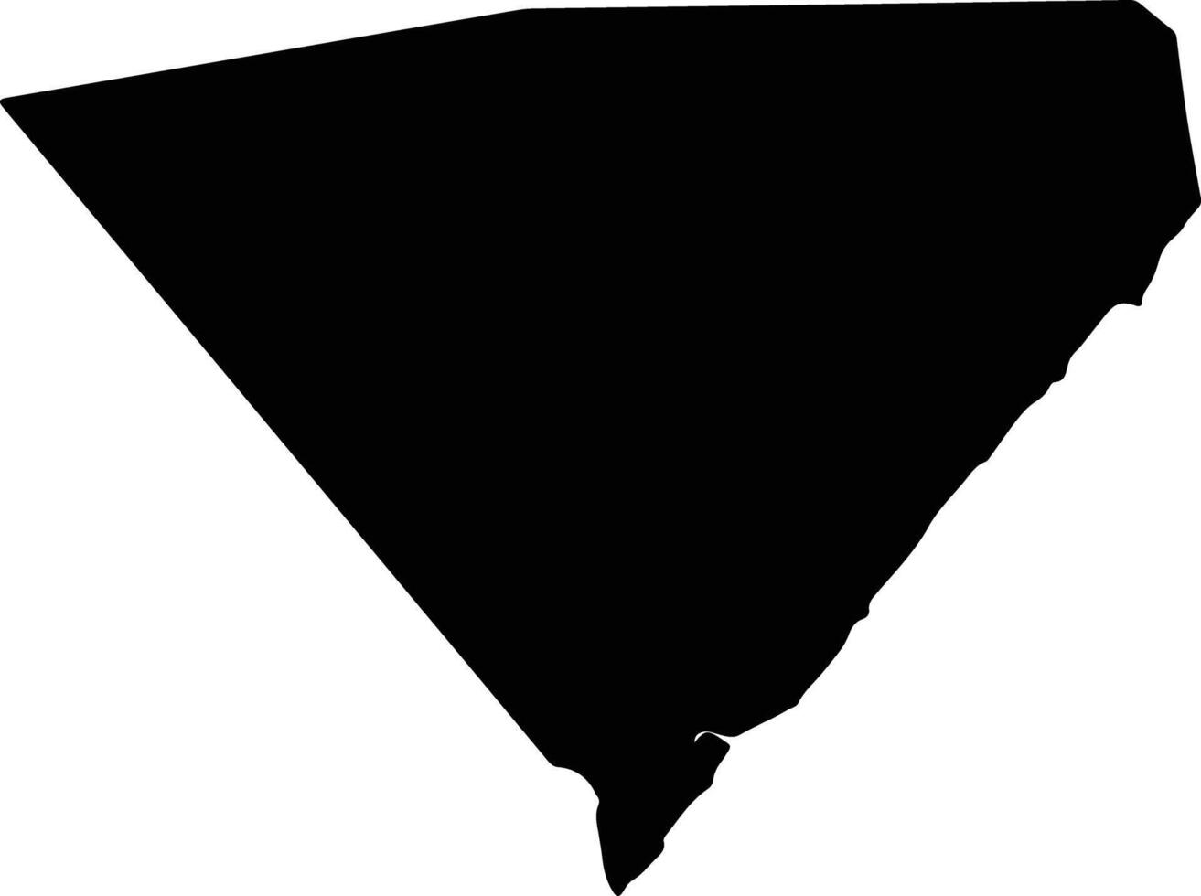KISMAYO Somalia silhouette map vector