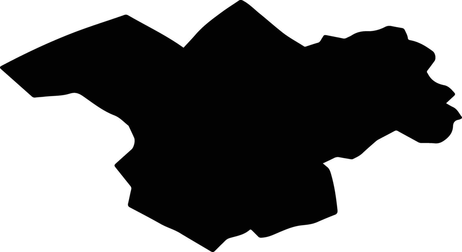 Kistelek Hungary silhouette map vector