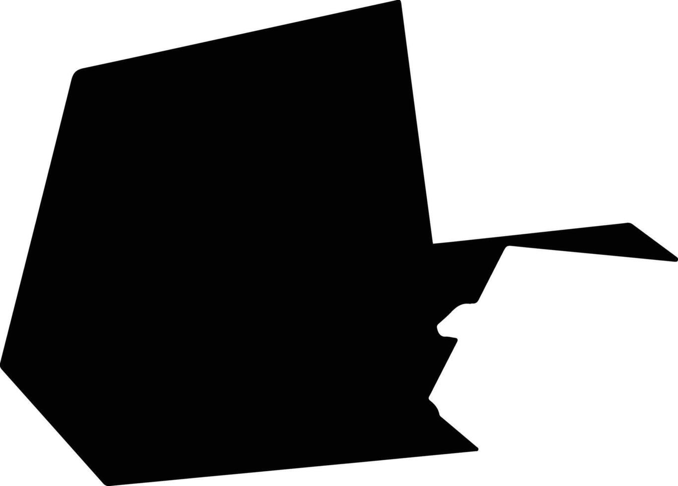 Kitanakagusuku Japan silhouette map vector