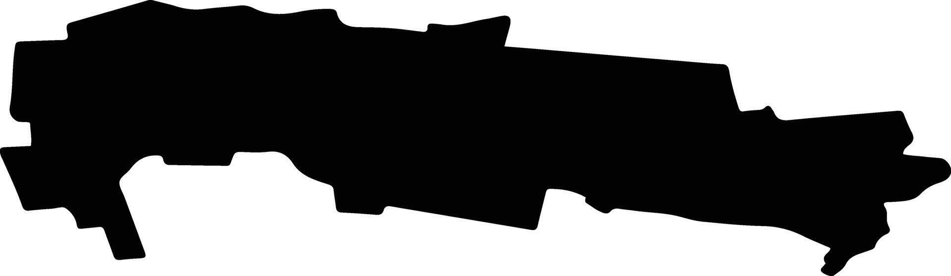 Kivi Estonia silhouette map vector