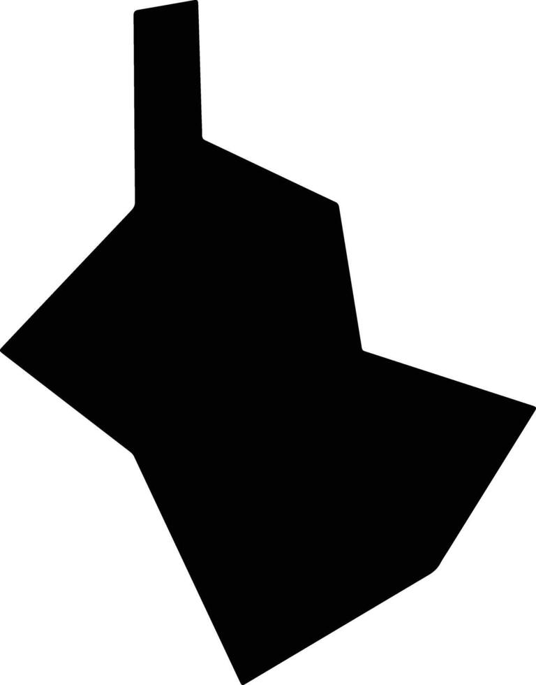 Kiyosu Japan silhouette map vector