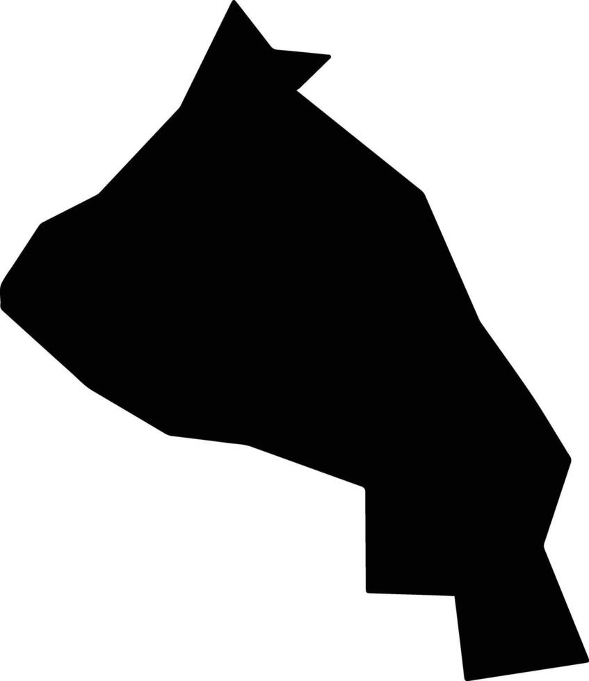 Kiziltepa Uzbekistan silhouette map vector