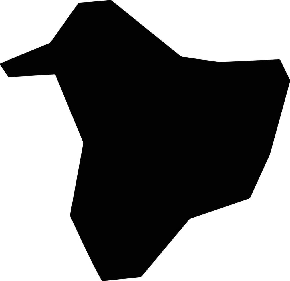 Klirou Cyprus silhouette map vector