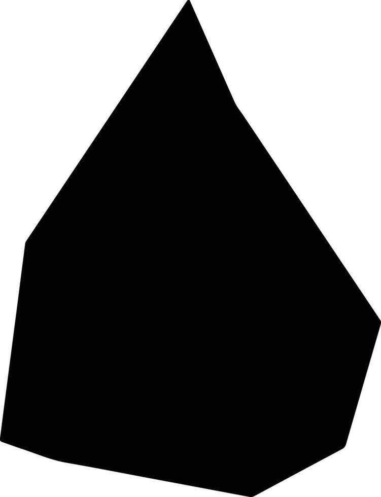 Klouekanme Benin silhouette map vector