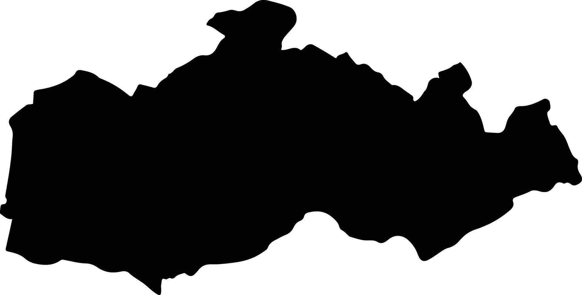 Ko Chan Thailand silhouette map vector