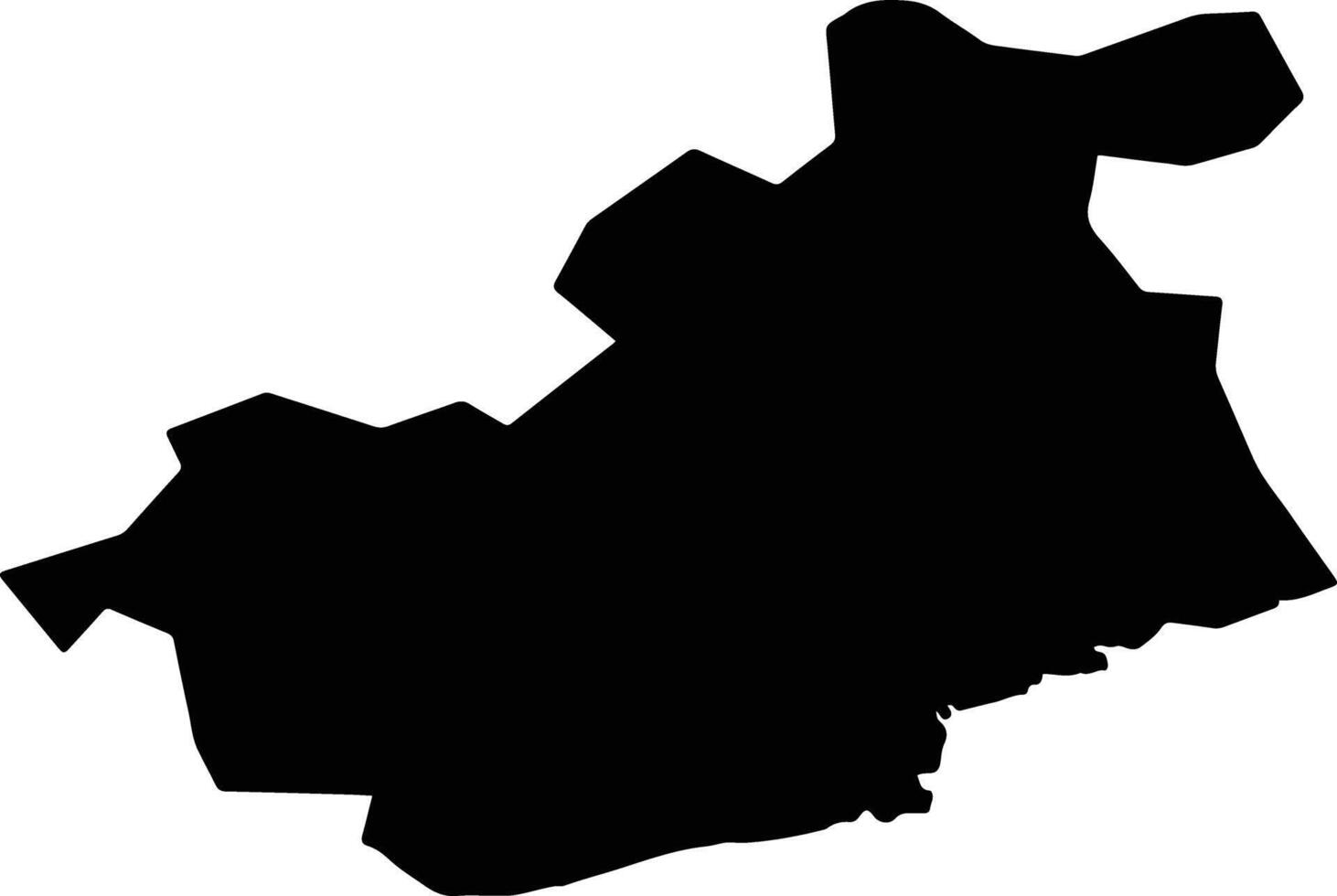 Kobe Japan silhouette map vector