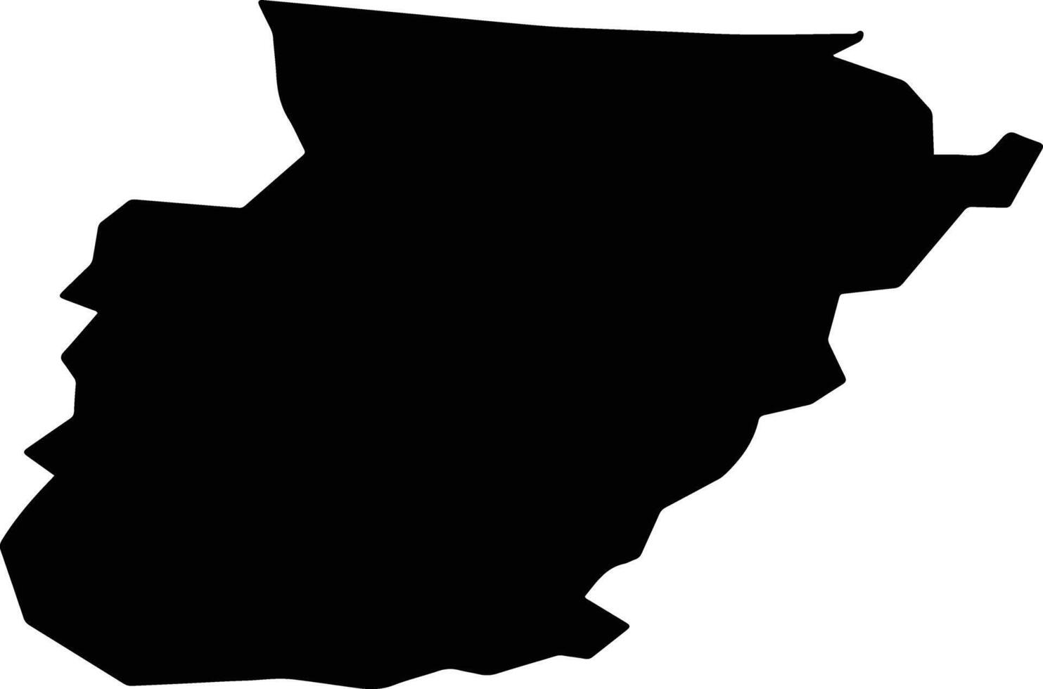 Kocaali Turkey silhouette map vector