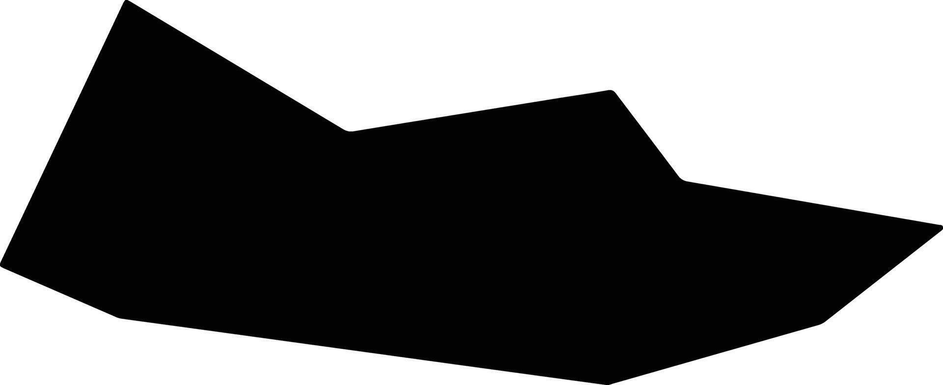 Kocherinovo Bulgaria silhouette map vector