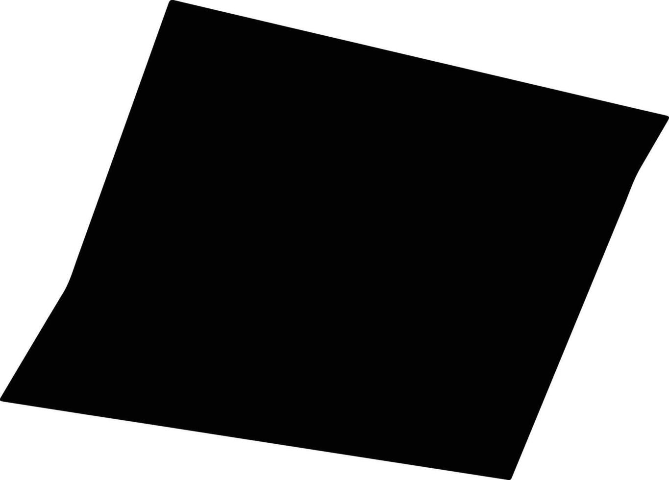 Koewarasan Suriname silhouette map vector