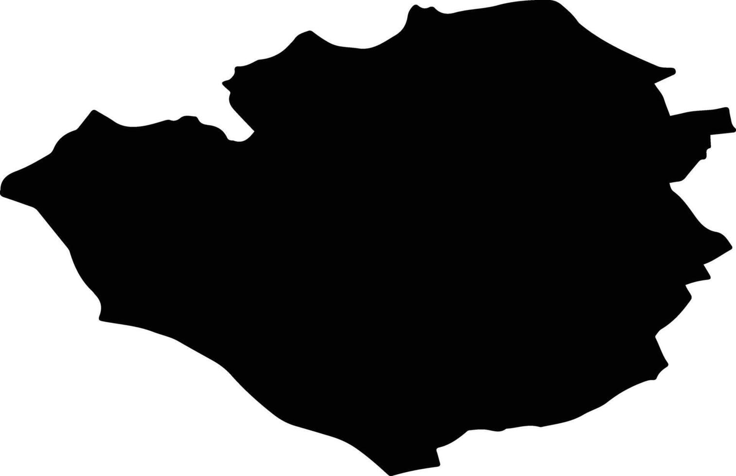 Koerich Luxembourg silhouette map vector
