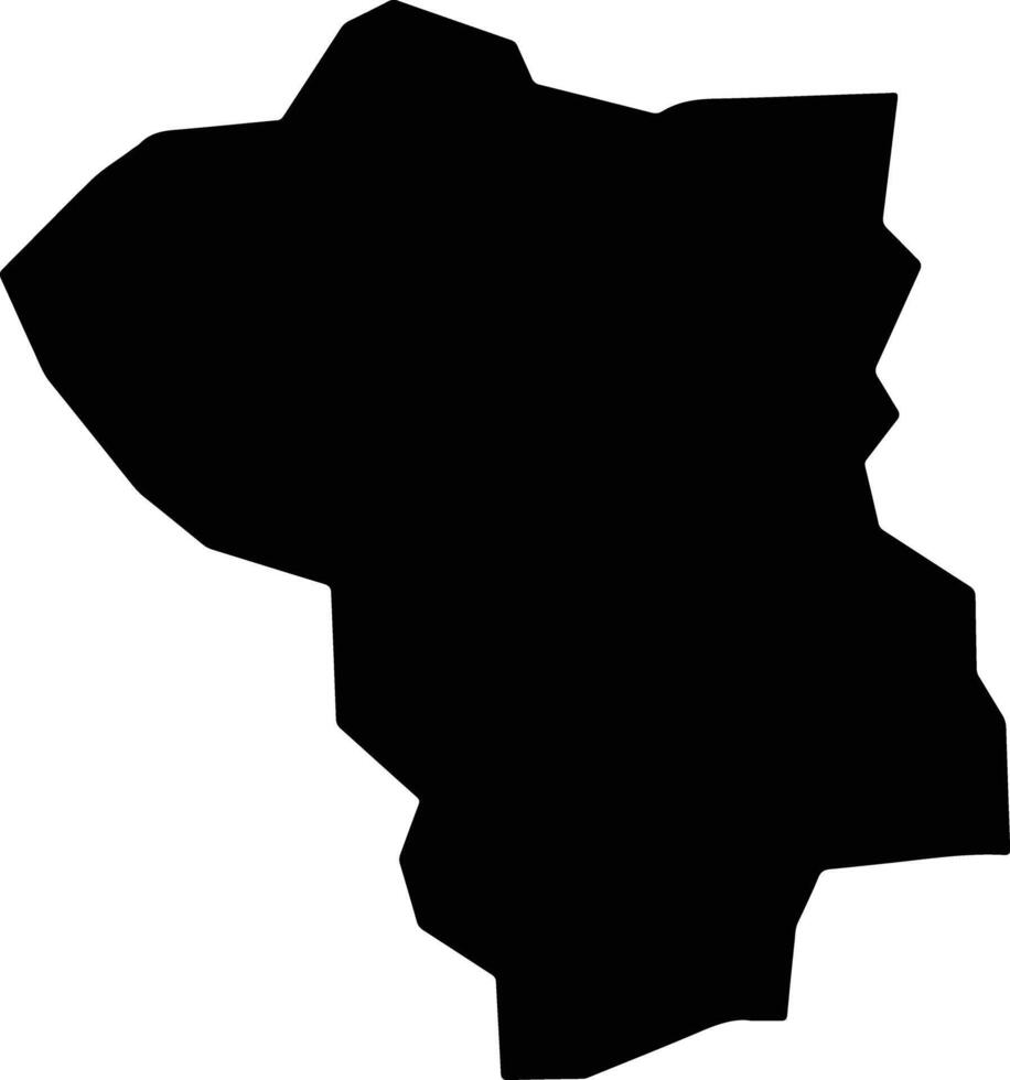 Kohi Safi Afghanistan silhouette map vector