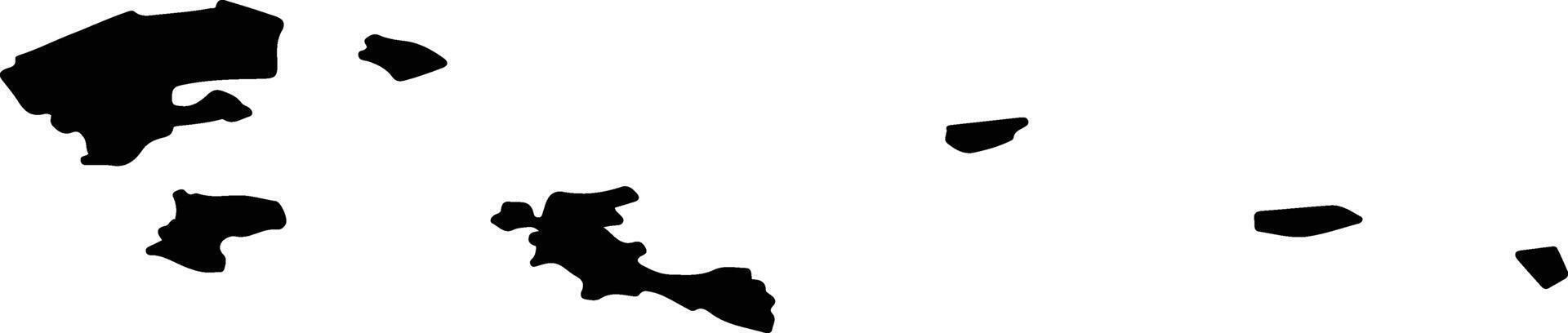 Kohtla Jlrve linn Estonia silhouette map vector