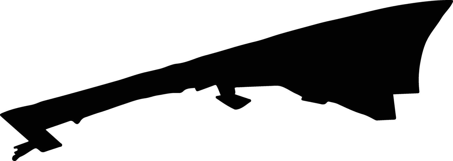Kolkas pag Latvia silhouette map vector