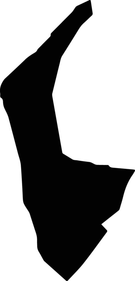 Kolovai Tonga silhouette map vector