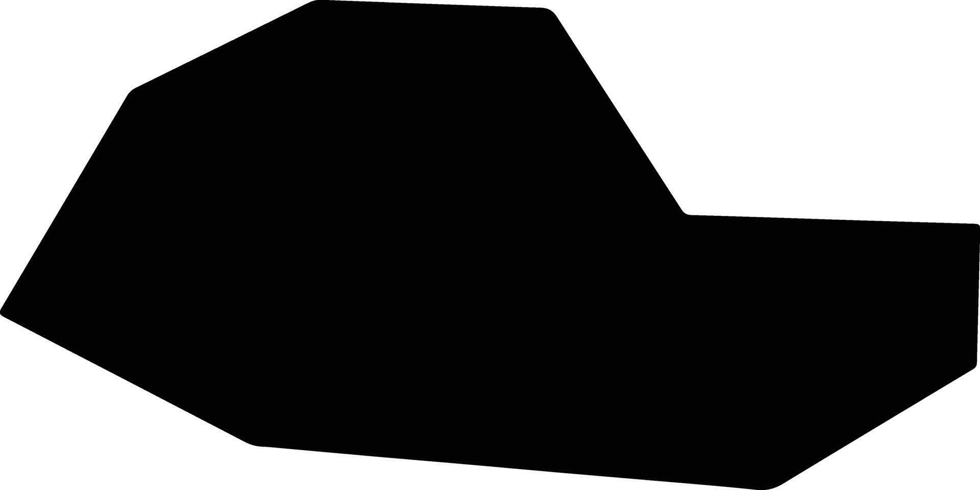 Kompaniivka Ukraine silhouette map vector