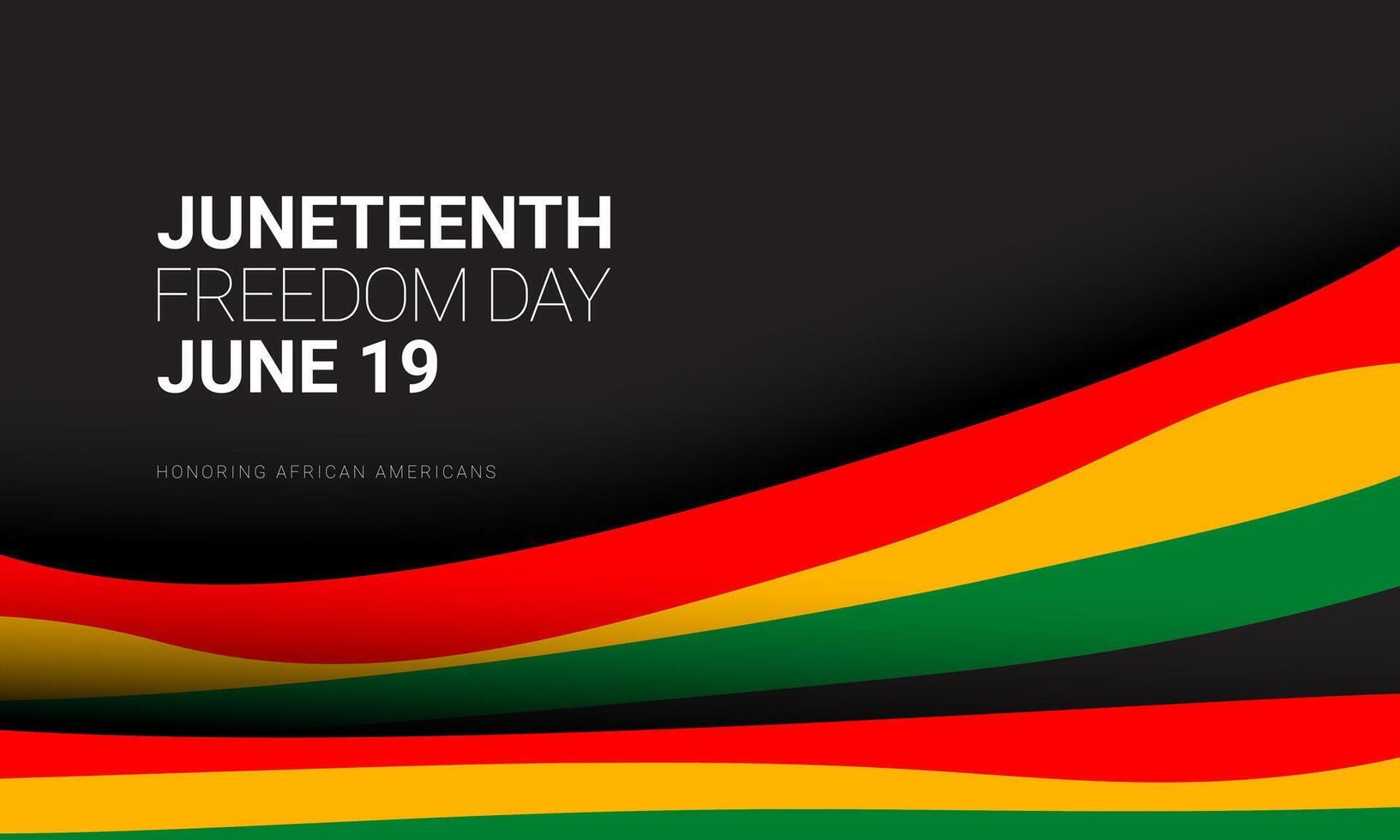 Design for Celebrate Juneteenth Freedom Day vector