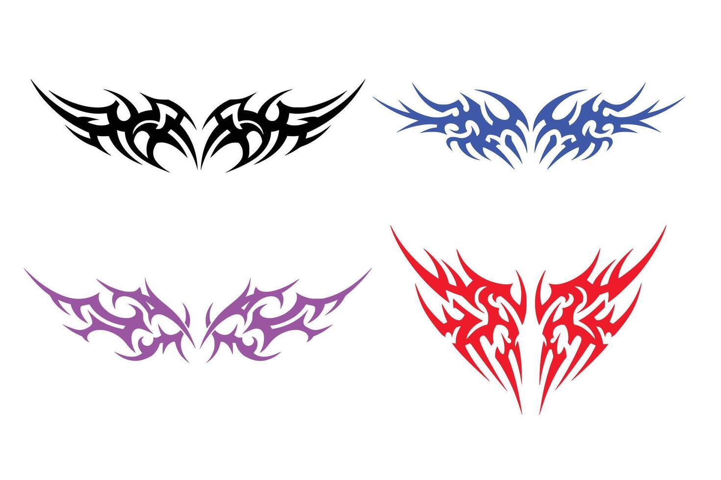 tatto color cool vector