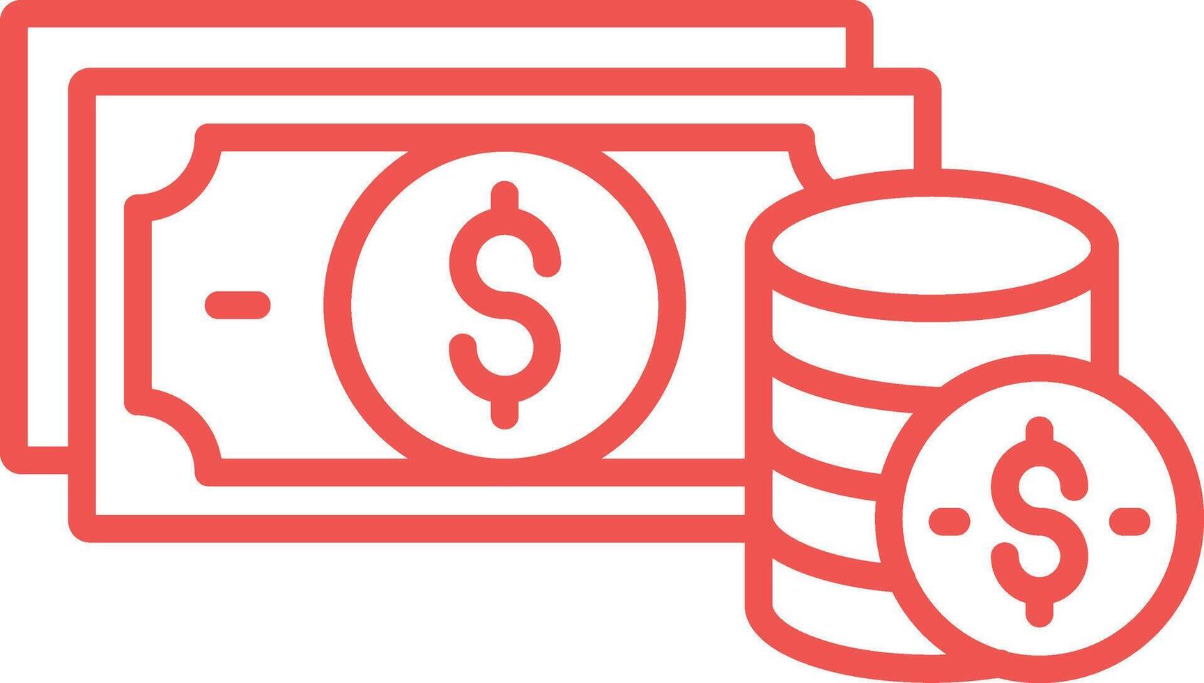 Money Line Icon vector