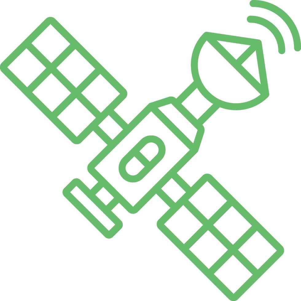 Satellite Line Icon vector