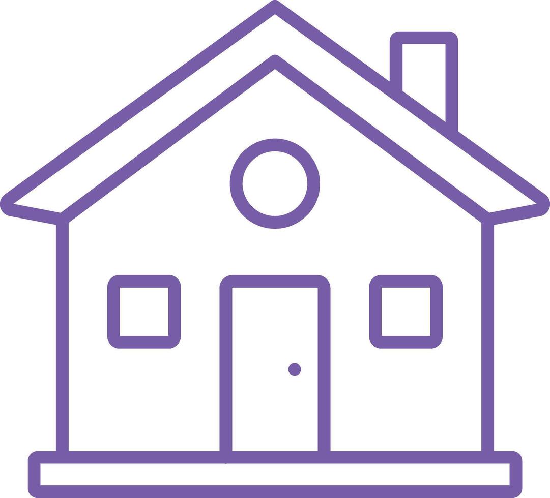 Home Line Icon vector