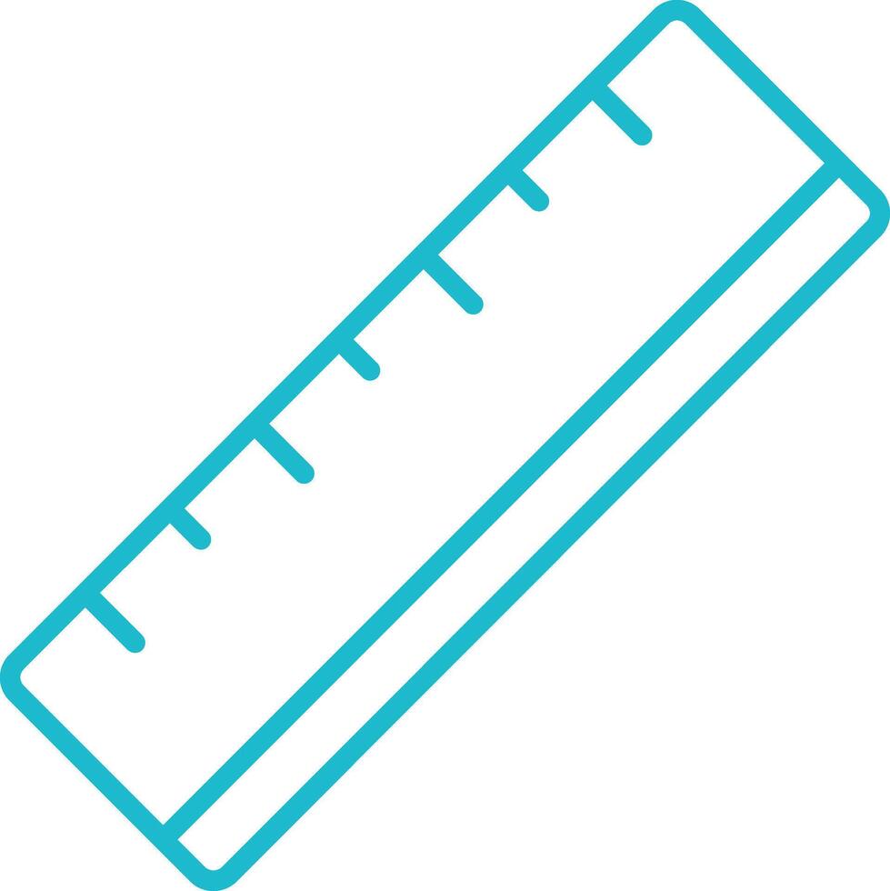 Ruler Line Icon vector