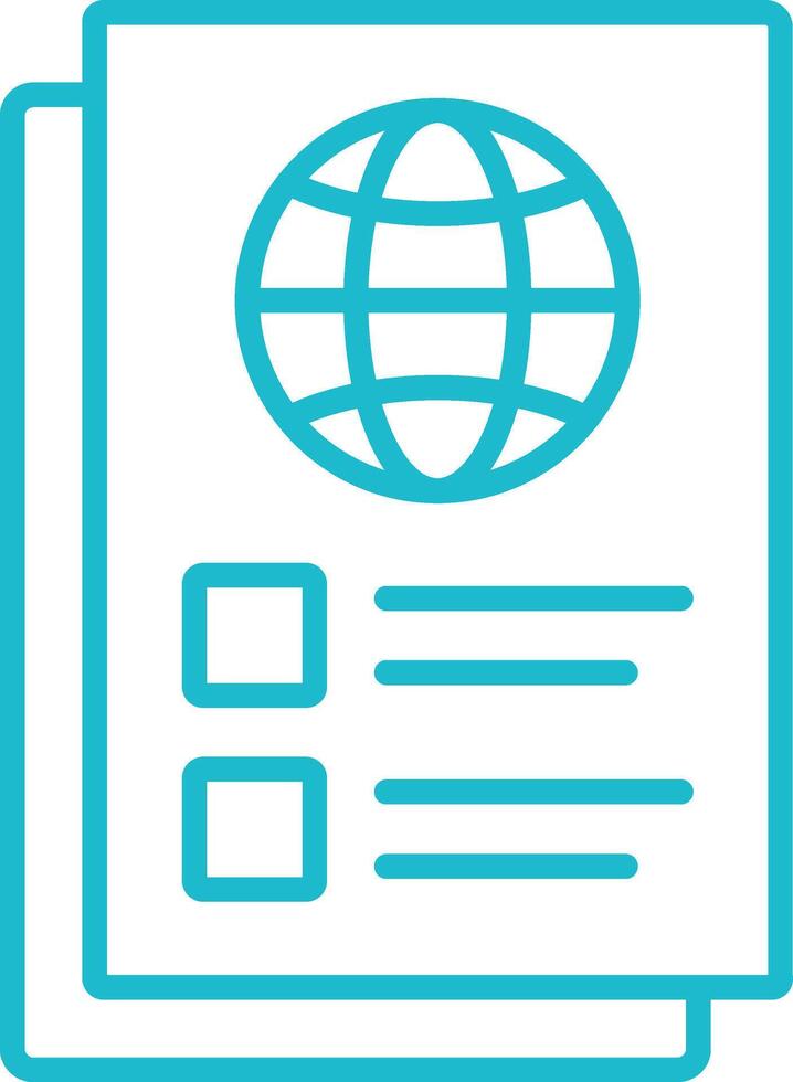 Document Outline Icon vector