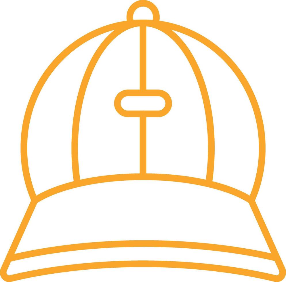 Cap Outline Icon vector
