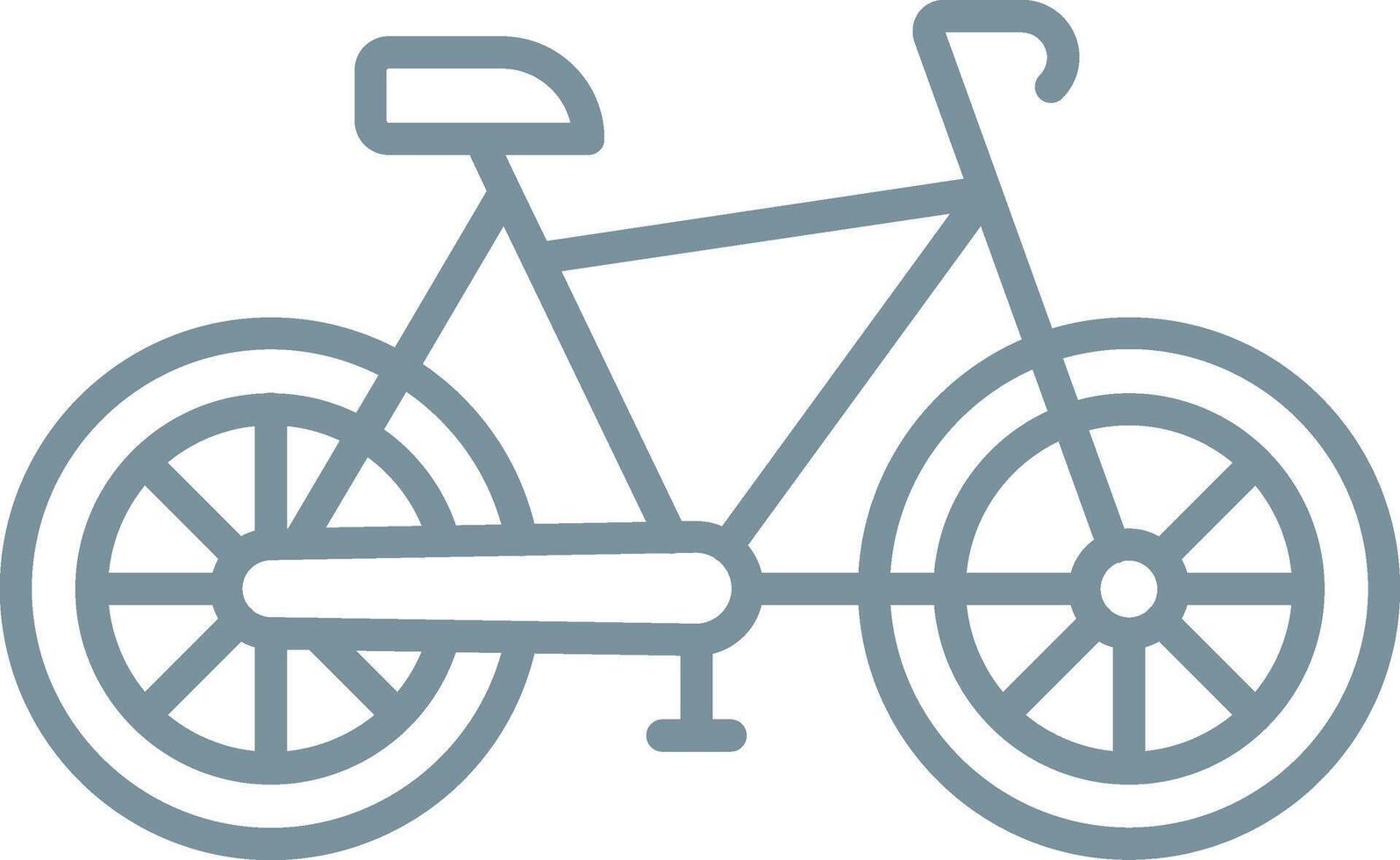 Bicycle Outline Icon vector