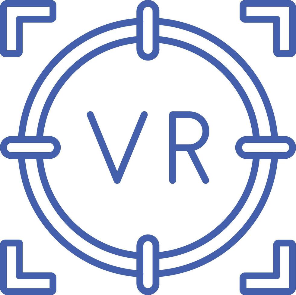 Focus Outline Icon vector