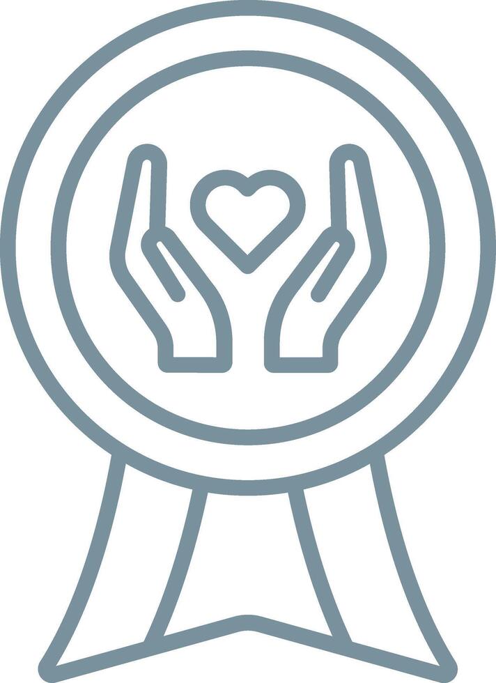 Award Outline Icon vector