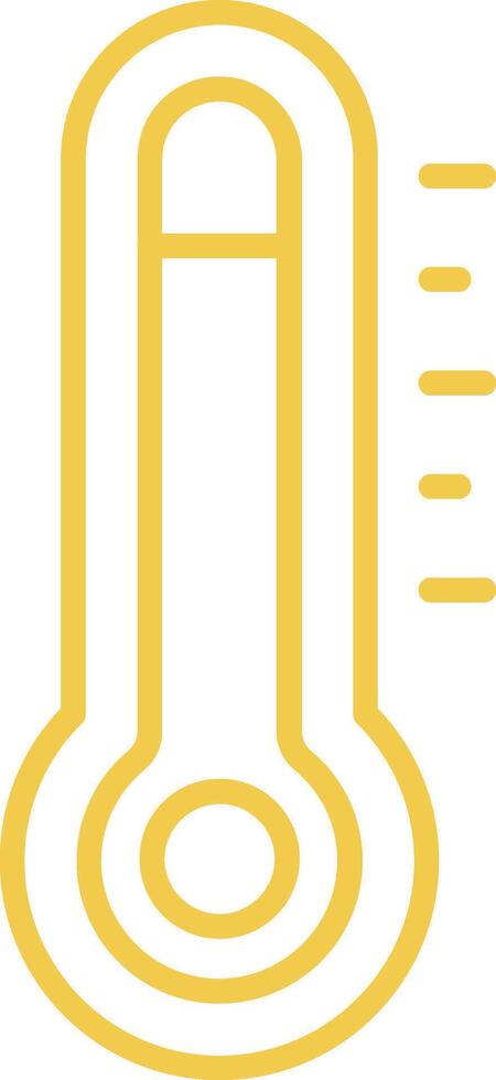 Thermometer Line Icon vector