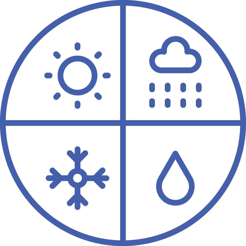 Forecast Line Icon vector