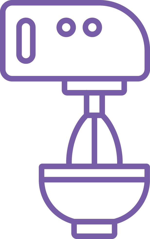 Mixer Line Icon vector