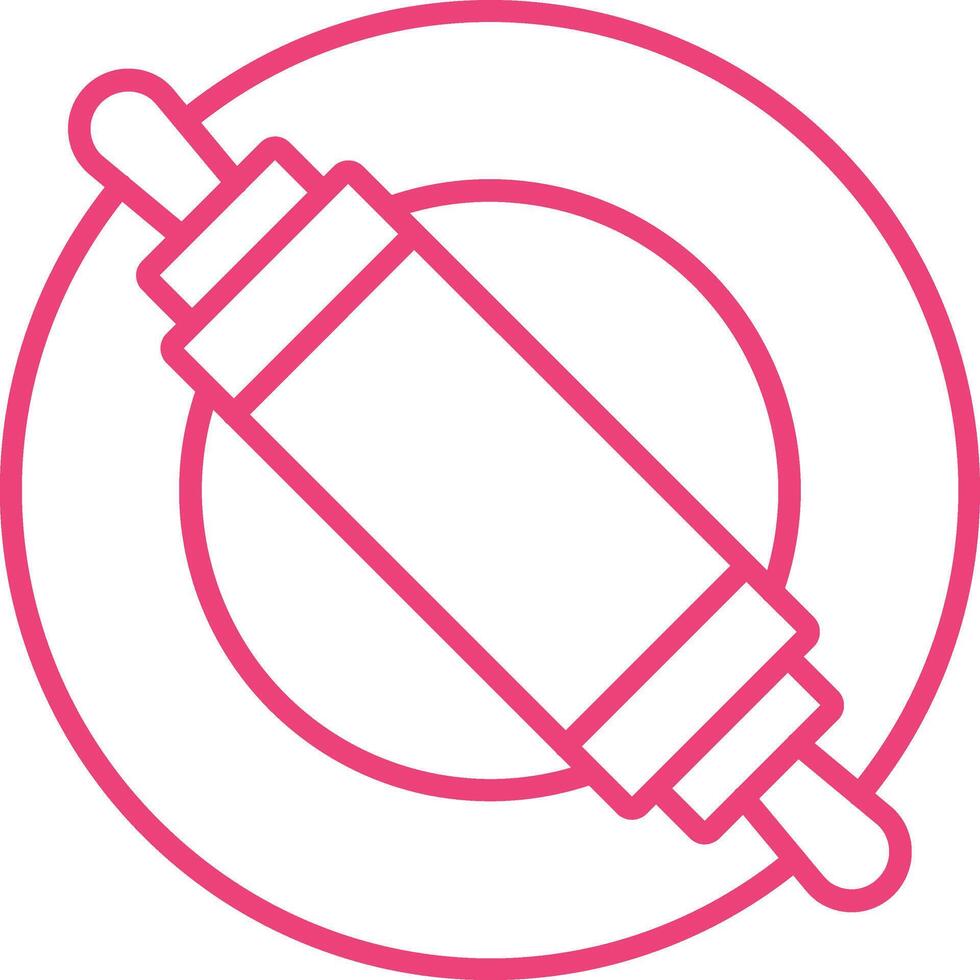 Bake Outline Icon vector