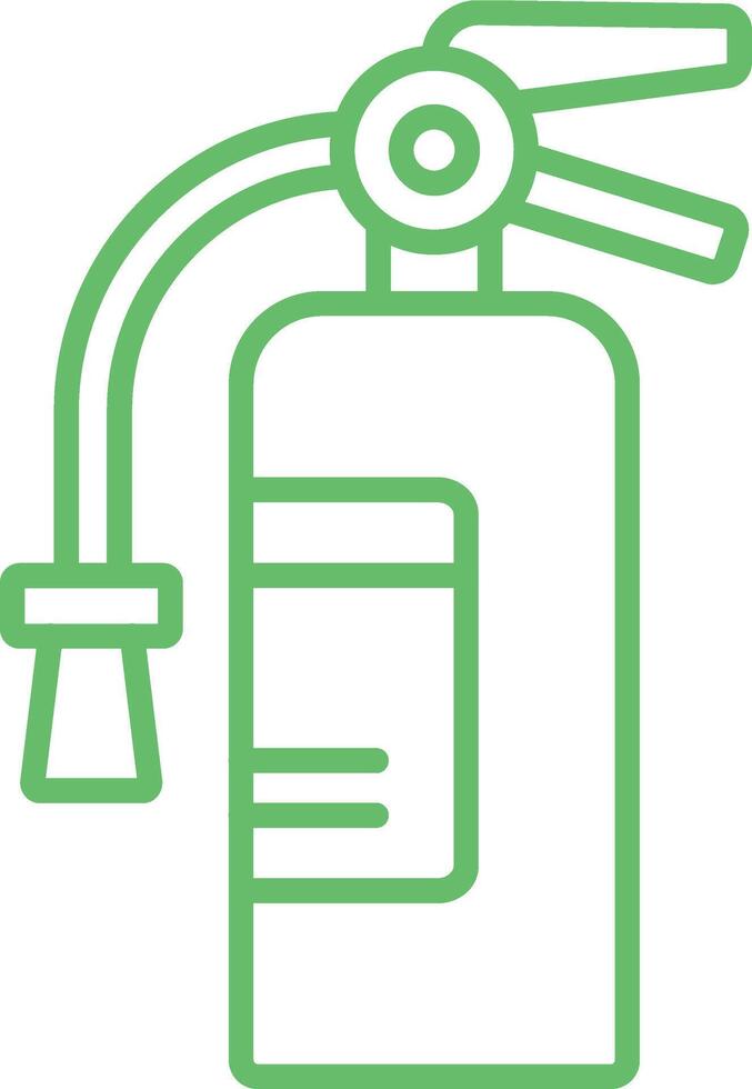 Fire Extinguisher Line Icon vector