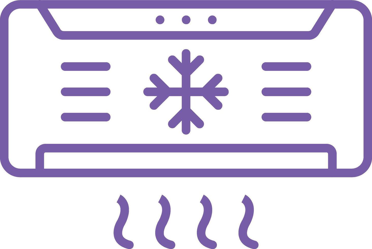 Air Conditioner Outline Icon vector