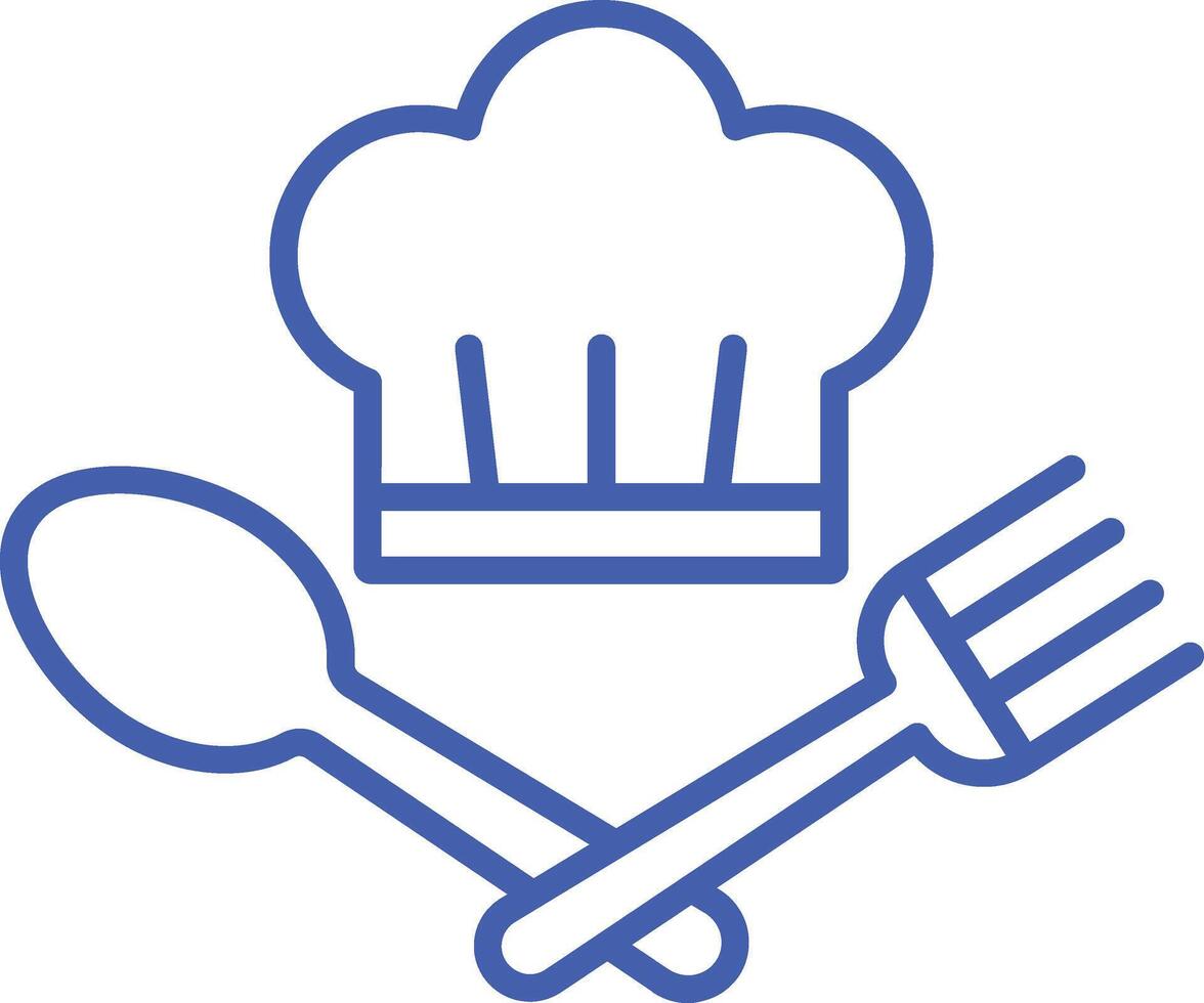 Outline Chef Icon vector