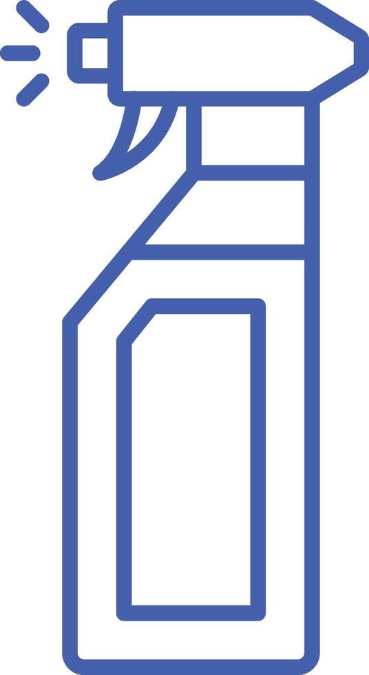 Spray Bottle Line Icon vector
