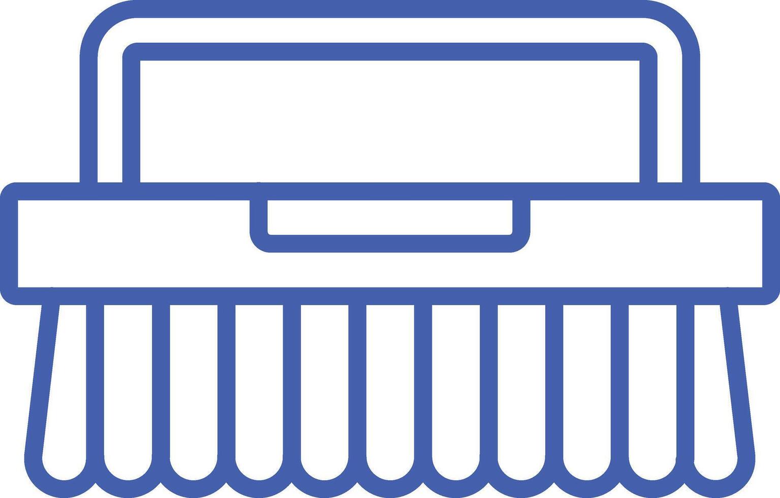 Cleaning Brush Outline Icon vector