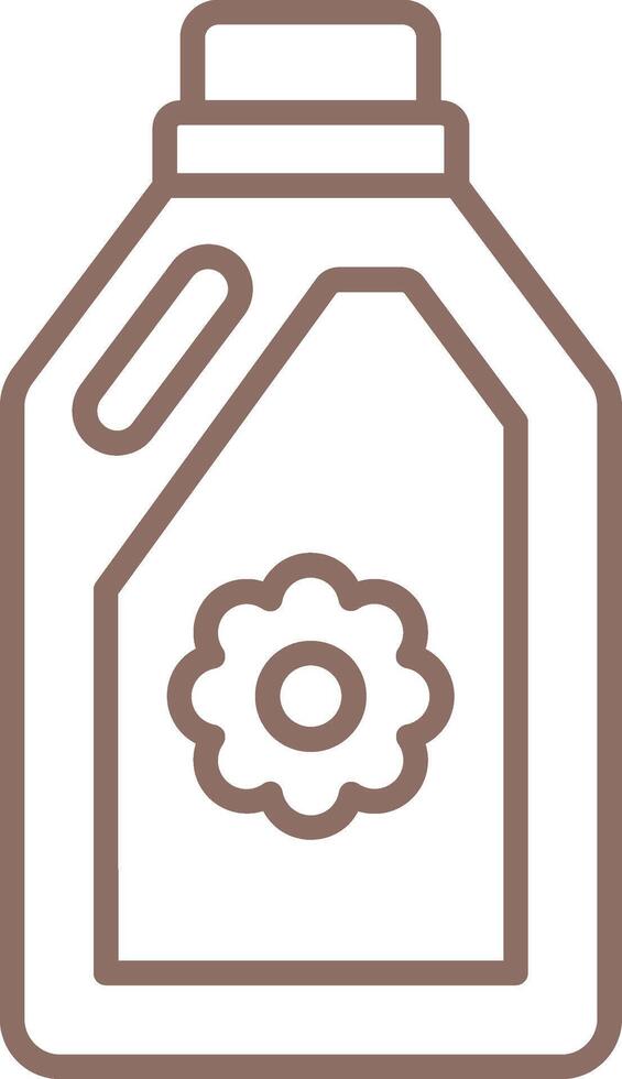 Detergent Outline Icon vector