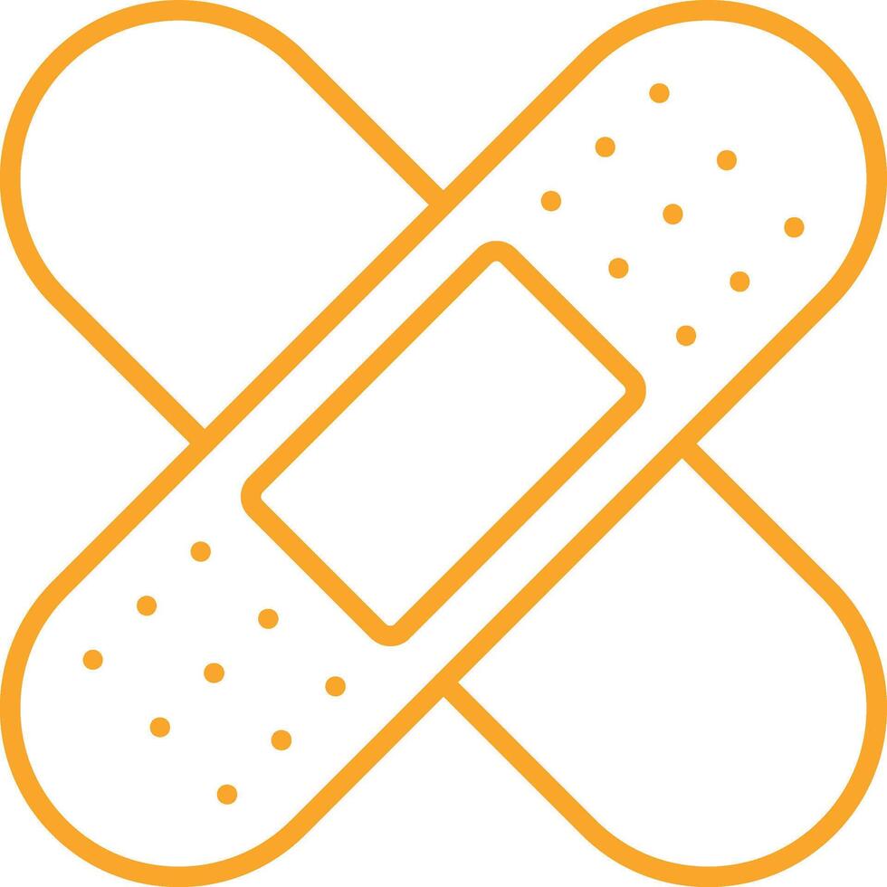 Bandages Line Icon vector