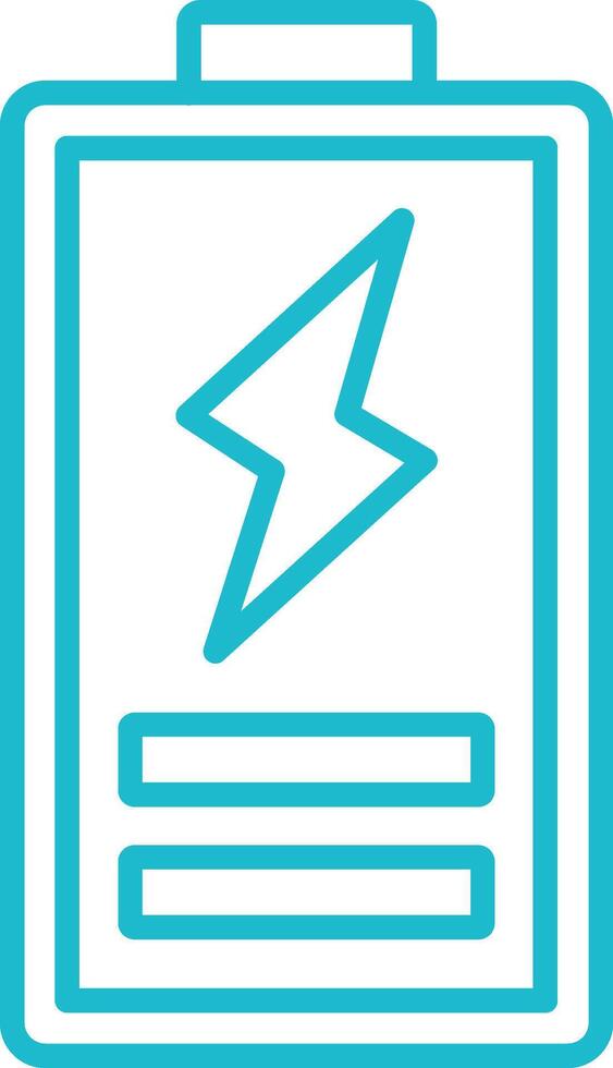 Battery Outline Icon vector