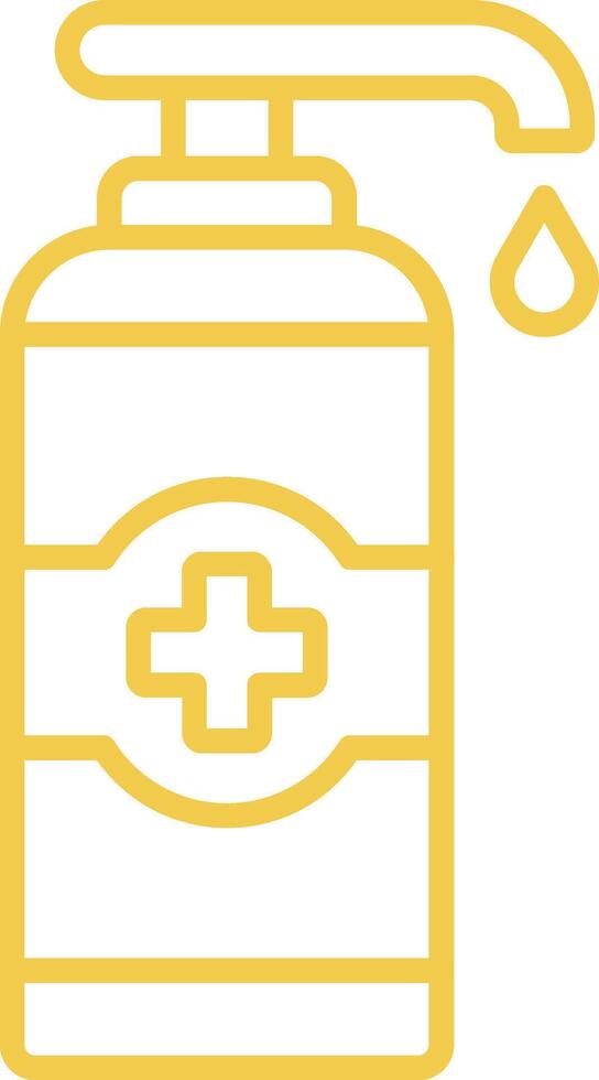 Antiseptic Outline Icon vector