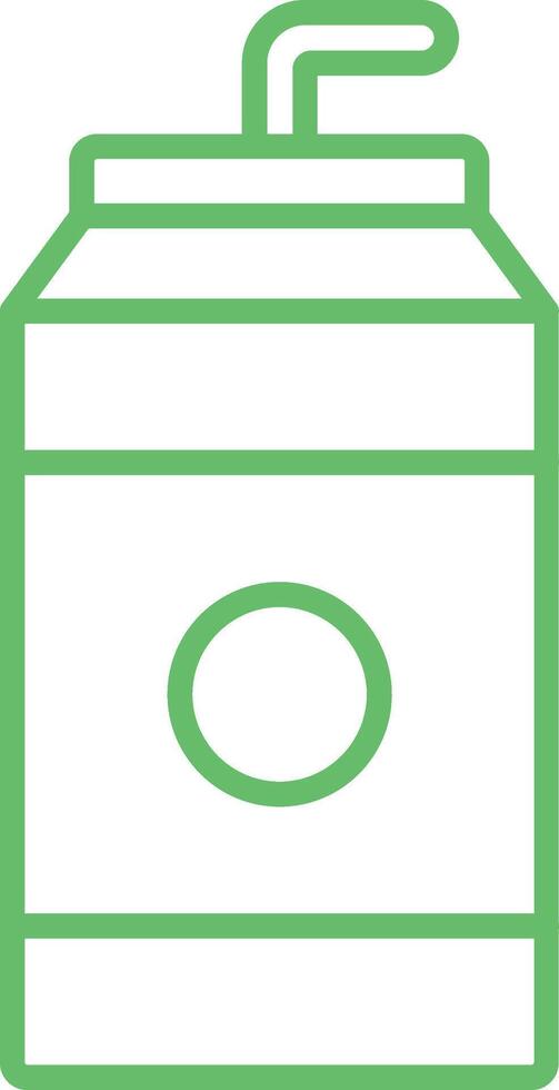 Juice Outline Icon vector